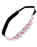 Pink ribbon headband